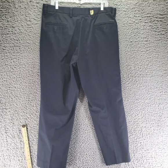 Dockers Pants Mens 36x30 Black D3 Classic Fit Trousers 100% Cotton - Picture 8 of 9